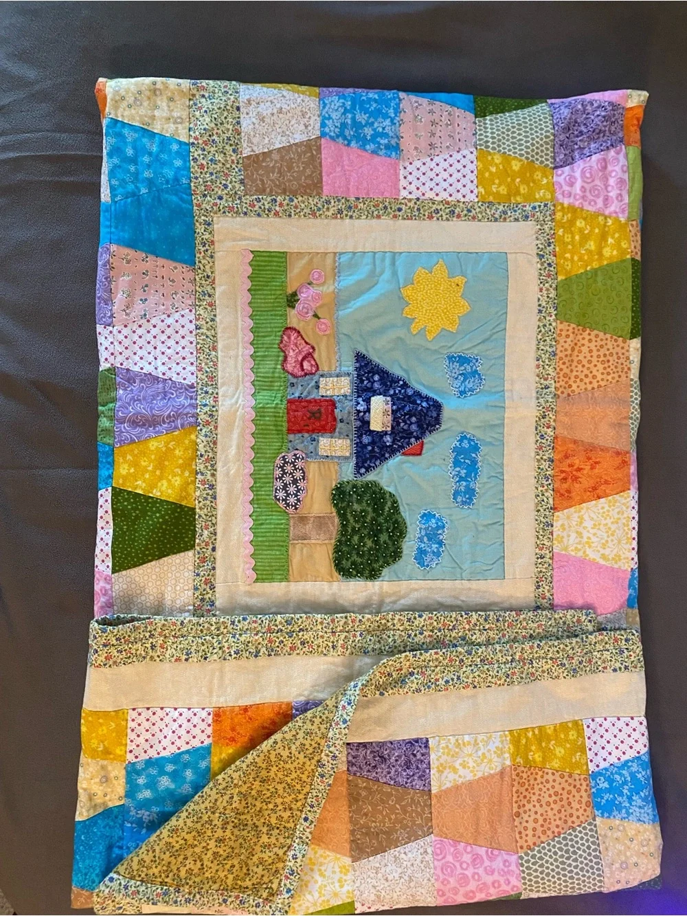 Handmade Patchwork Quilt 65